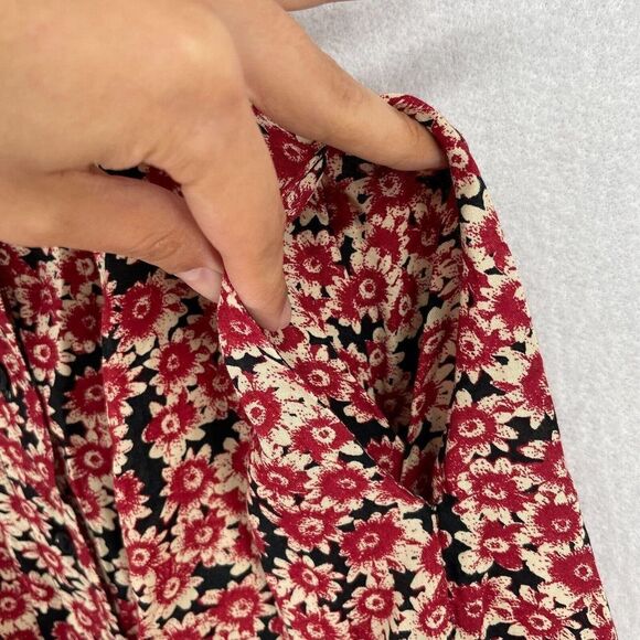 Free People Lace Up Floral Dress w/ Pockets NWT S - Picture 7 of 12